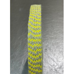 Tresse jute et polyster jaune