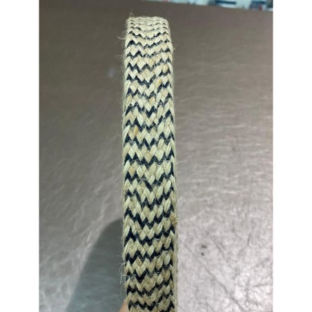 Tresse jute et polyster marine