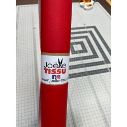 Simili cuir - rouge 50x70 cm