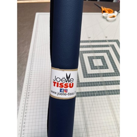 Simili cuir - marine 50x70cm