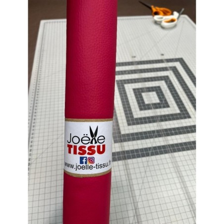 Simili cuir - Rose fushia 50x70 cm