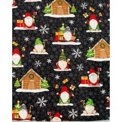 Patch - Gnomes chalet de noel