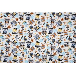 Coton 150 - Animaux pirates