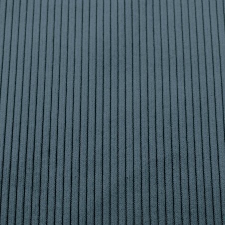 Coupon velours cottelé - Bleu