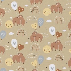 Coton 150 -elephant et ballon