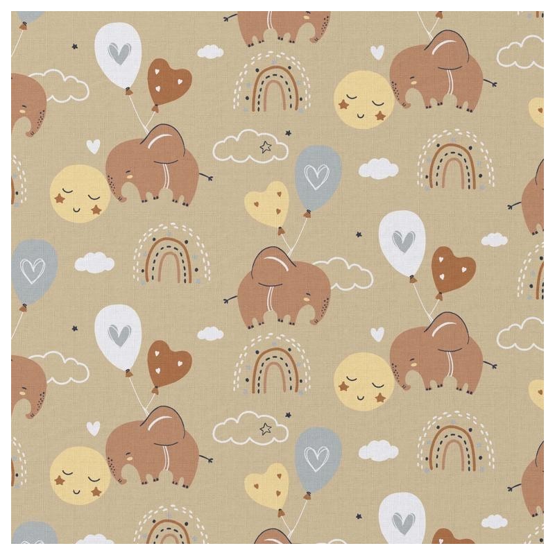 Coton 150 -elephant et ballon