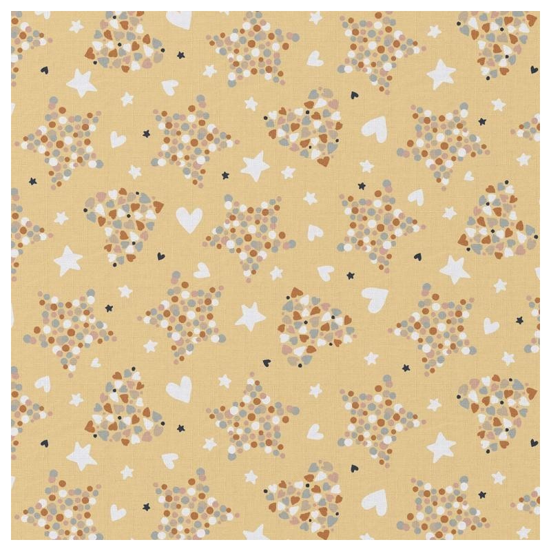 Coton 150 -etoile et coeur