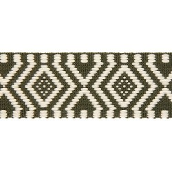 Sangle 38mm - Polyester ethnique kaki