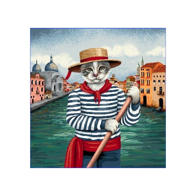 Carré -Chat venise