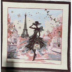 Carré la parisienne rose