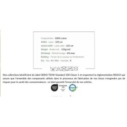 Double gaze vichy rose double face 2