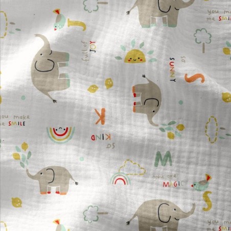 Double gaze elephant