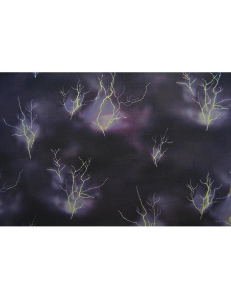 coton, patchwork, stof, orage