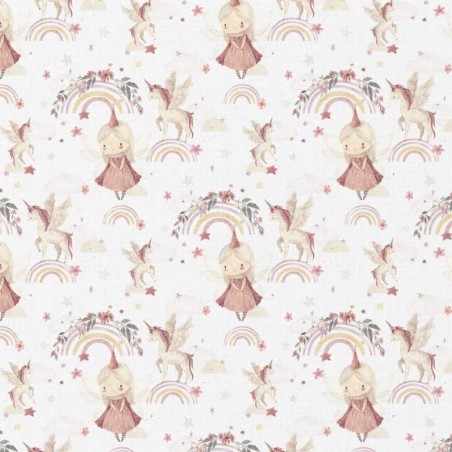 Coton numerique 150 -Fee et licorne