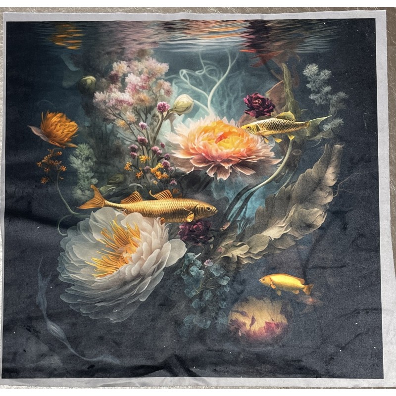 Carré  velours-Poisson