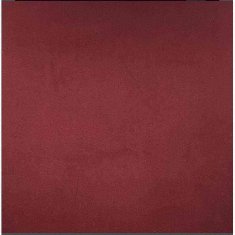Velour lisse Grenat