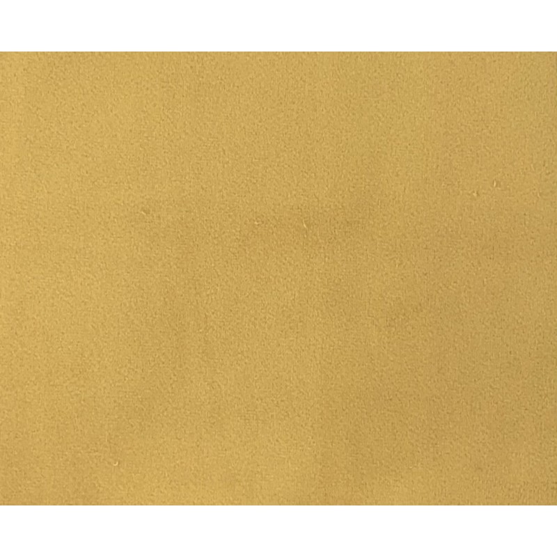 Coupon velours lisse Or