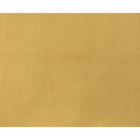 Coupon velours lisse Or