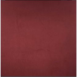 Coupon velours lisse Grenat