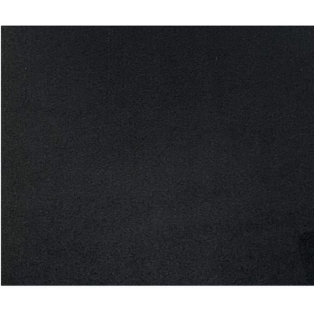 Coupon velours lisse Noir