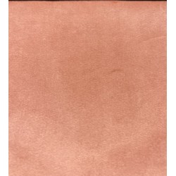 Coupon velours lisse Rose poudre