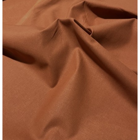 Coton uni Spicy orange