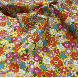 Coton 150 -Coquelicots jaune