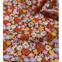 Coton 150 -Coquelicots Terracota