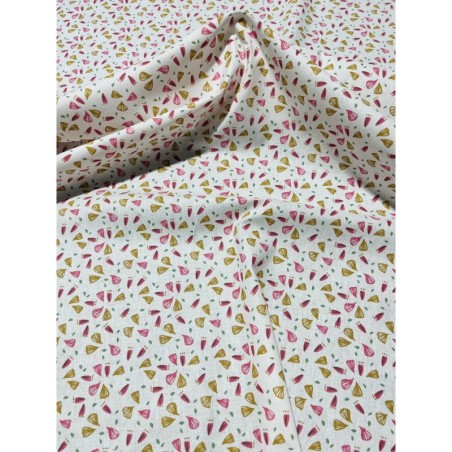 Coton 150 -Pétales fond blanc 2.