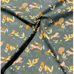 Coton 150.Safari vert.