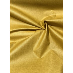Coton enduit -Uni Moutarde. .