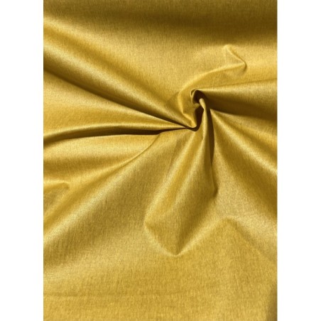 Coton enduit -Uni Moutarde. .