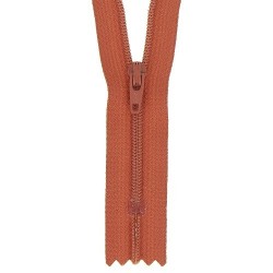 Mercerie - Fermeture à glissière moutarde non séparable