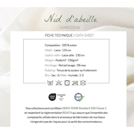 Nid d'abeille lillas