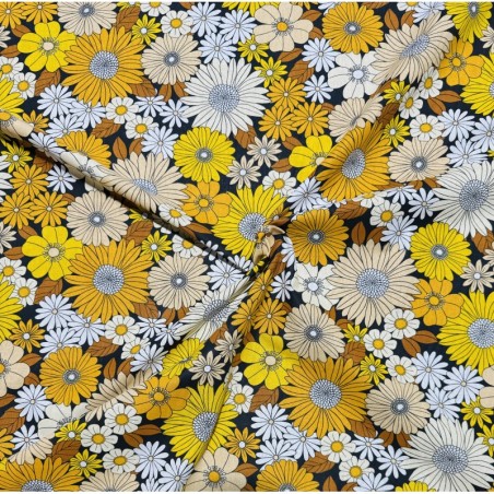 Fleur Ibiza moutarde.