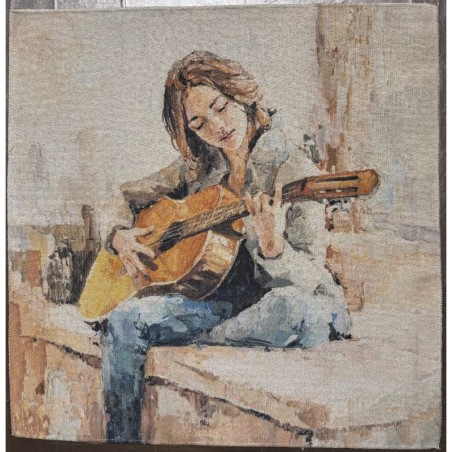 Carré polyester -Guitare.