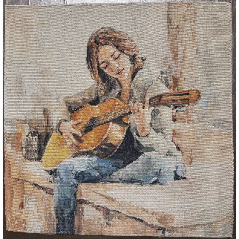 Carré polyester -Guitare.