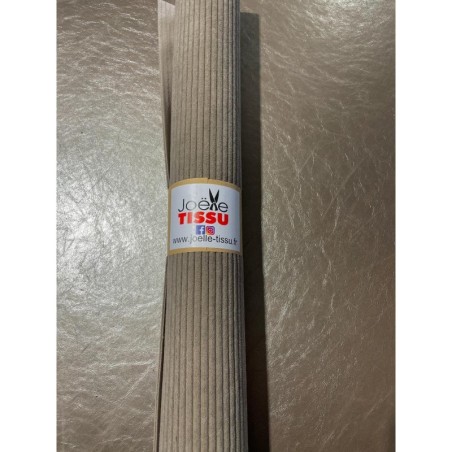 Ameublement -velours cotelé gris