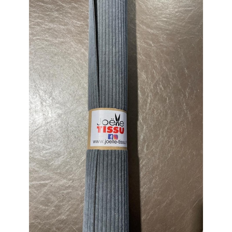 Ameublement -velours cotelé gris anthracite