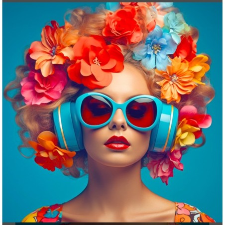 Carré  velours- visage 1