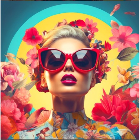 Carré  velours- visage 3