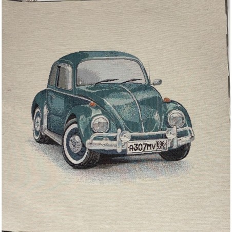 Carré - coccinelle verte