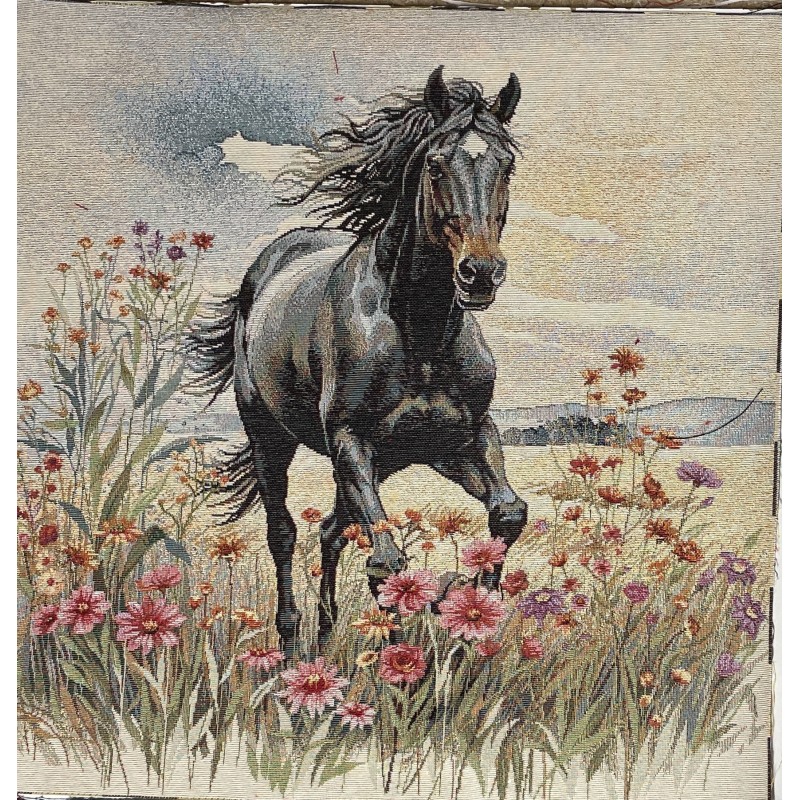 Carré - Cheval dans le champ