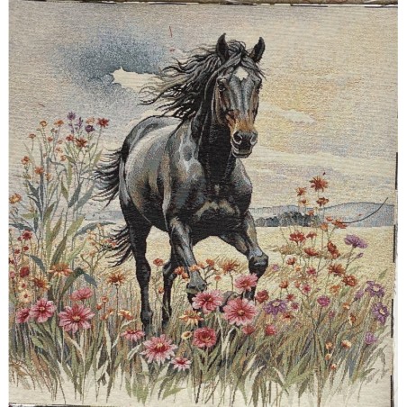 Carré - Cheval dans le champ