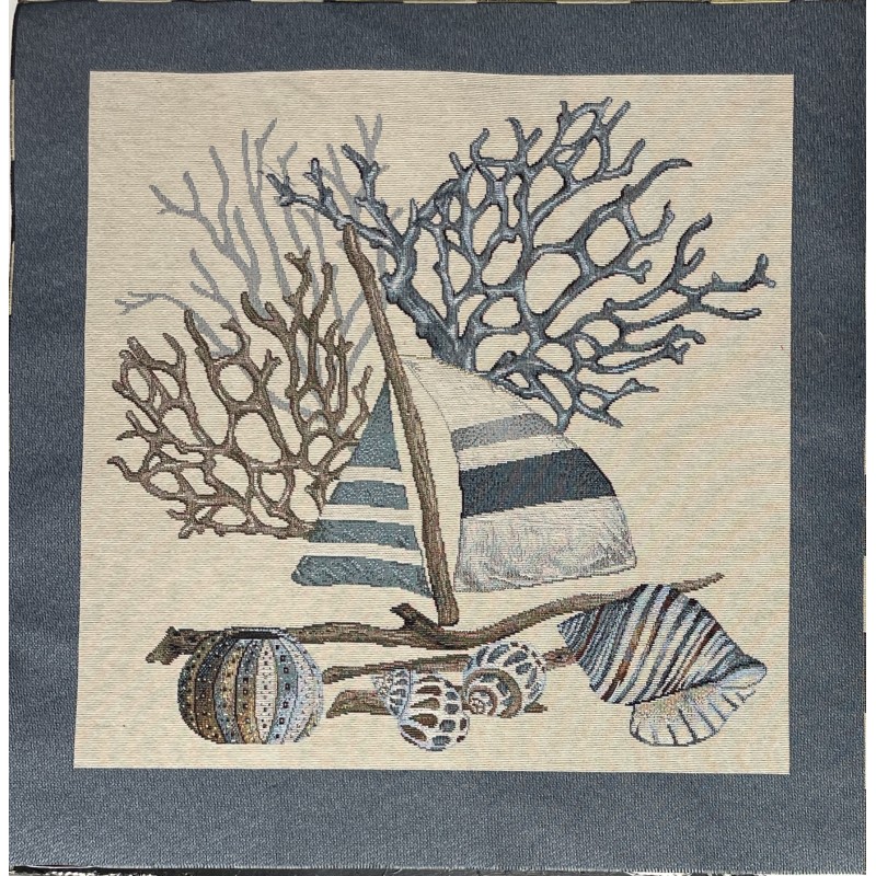 Carré - Bateau et coquillages