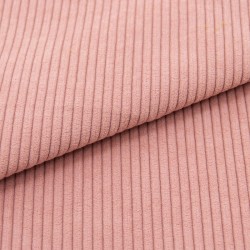 Ameublement -velours cotelé rose