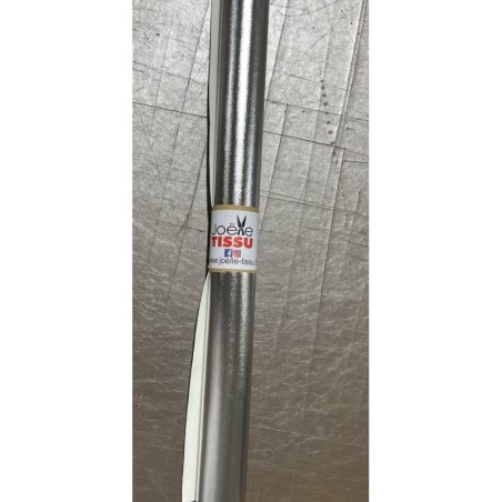 Simili cuir - argent  brillant