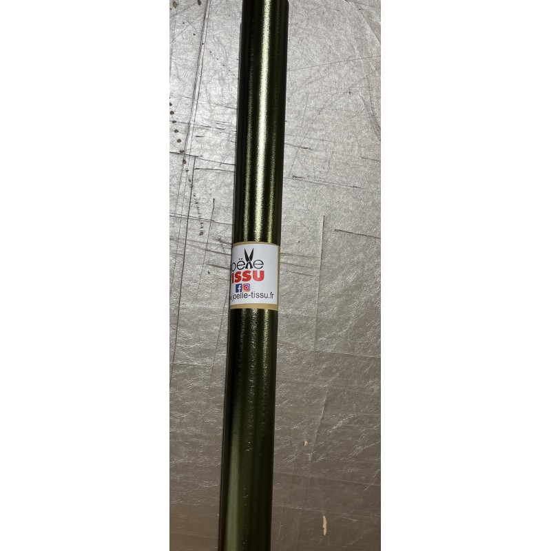 Simili cuir - kaki  brillant