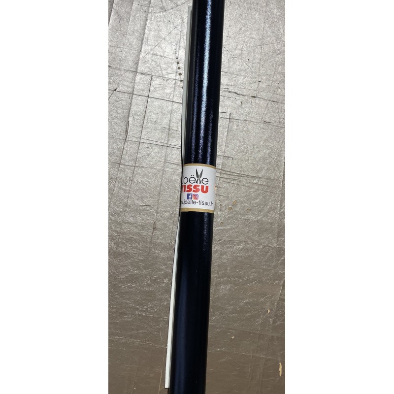 Simili cuir -bleu marine brillant