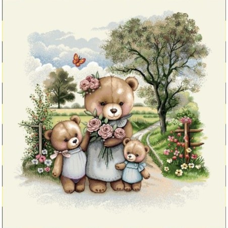 Carre-Famille oursons